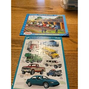 Ravensburger Thomas Friends puzzle & 1999 Transportation puzzle  25 pcs‎ each